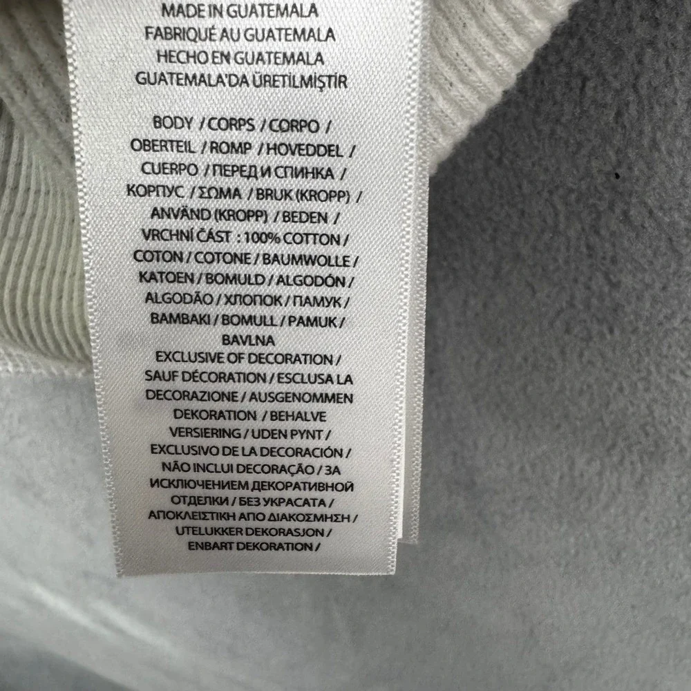 Polo Ralph Lauren Mens White Waffle Knit Thermal‎ Hoodie Large Pony Logo